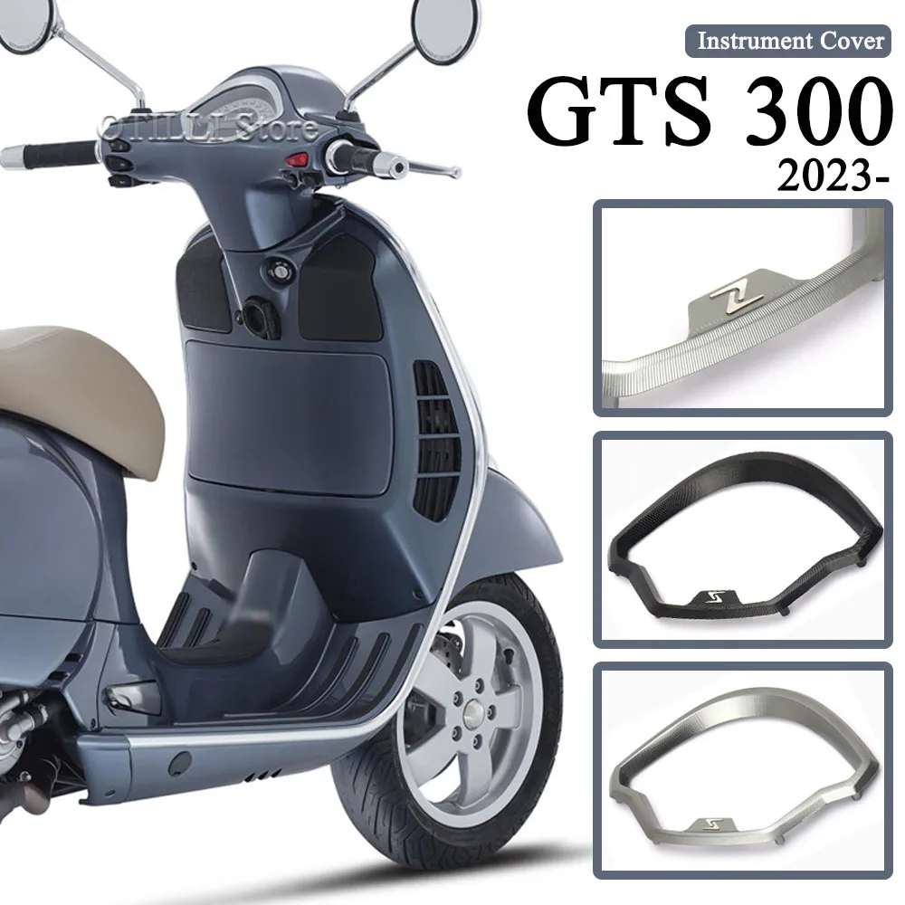 

Motorcycle Front Speedometer Gauges Trim Ring Frame Cover Visor 2023 2024 For Vespa GTS 300 GTS300 gts300 Gts 300