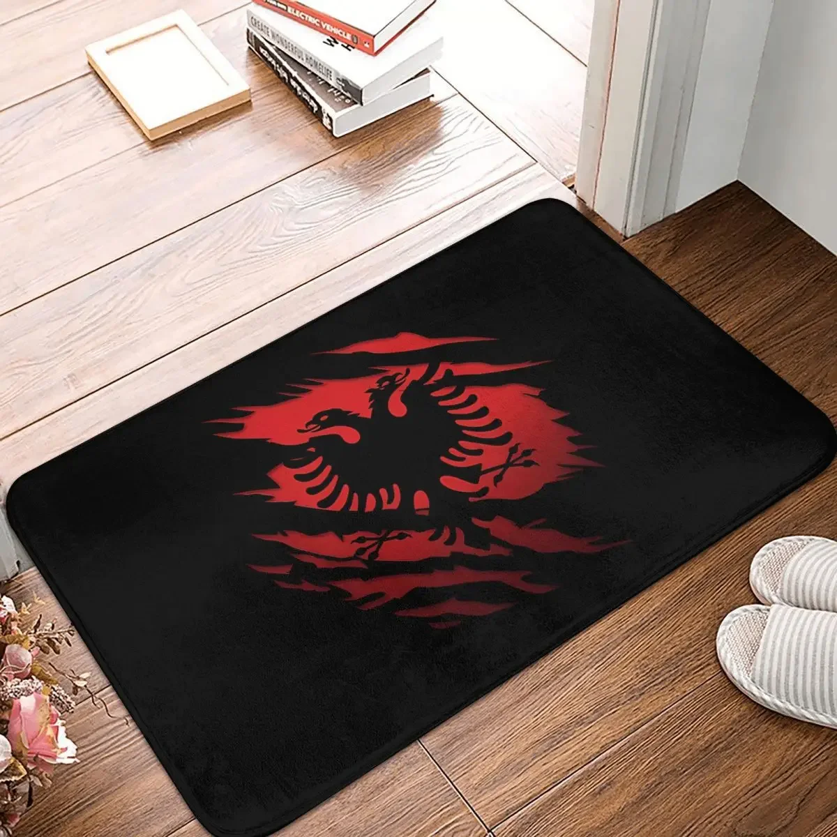 Sport Anti-Slip Rug Doormat Kitchen Mat Ripped Albanian Balcony Carpet Entrance Door Decor