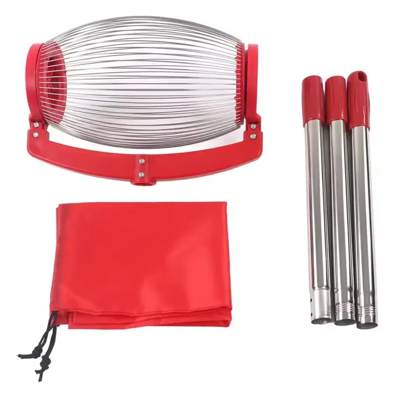 

AS60-Регулируемый сборщик гаек для грецких орехов пекан, каштанов с длинной ручкой, трудосберегающий роликовый сборщик, урожайщисты