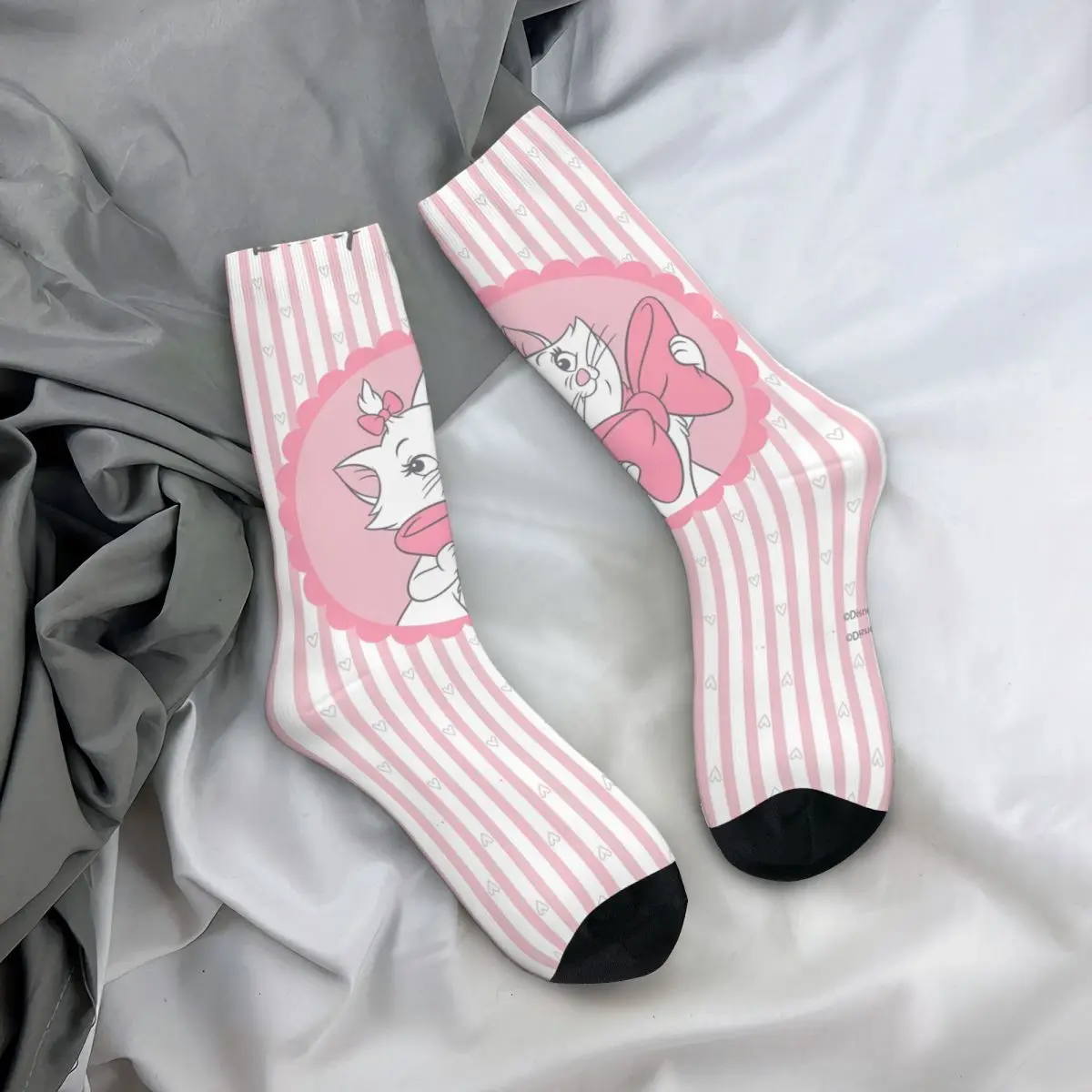 Chaussettes coordonnantes unisexes pour hommes, bas modernes, chaussettes de cyclisme, conception respirante, Marie Cat, automne