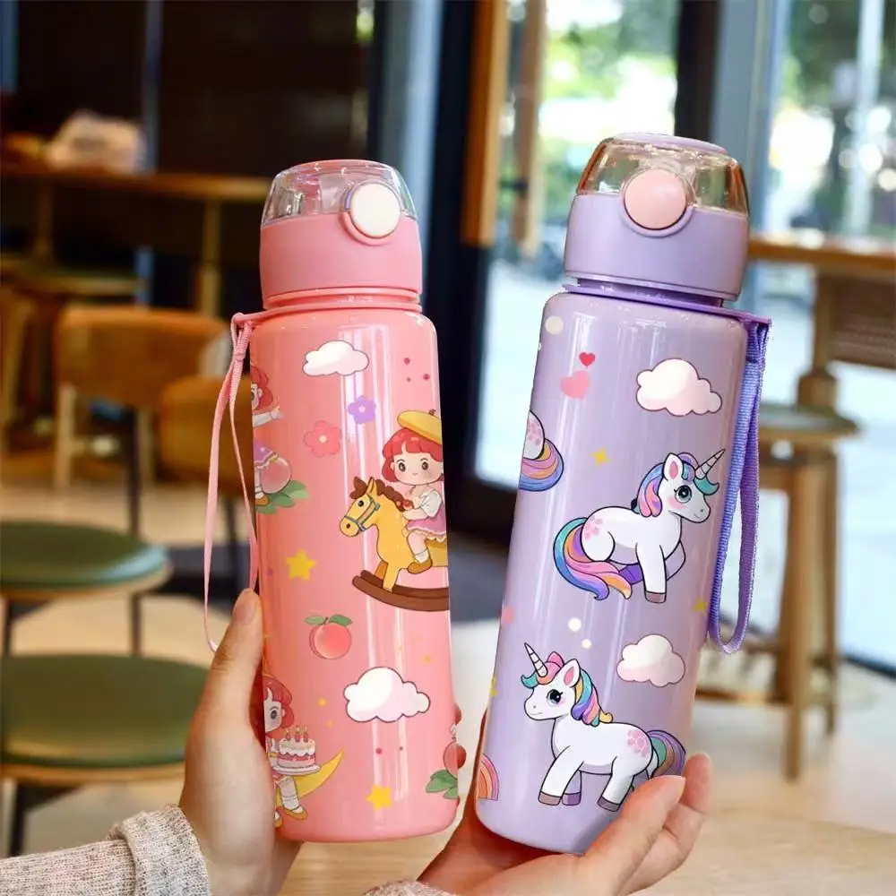 3D Printed Water Cup with Cartoon Dinosaur/Astronaut/Unicorn/Little Girl Patterns – Leak-Proof & Lightweight, Unique & Stylish
