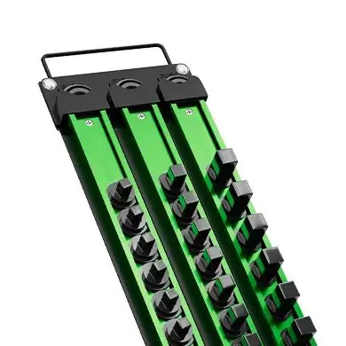 ガレージオーガナイザー-360度回転クリップホルダー-工具の取り出しに便利-強力なマグネットレール-頑丈なナイロン製-スムーズなスライド