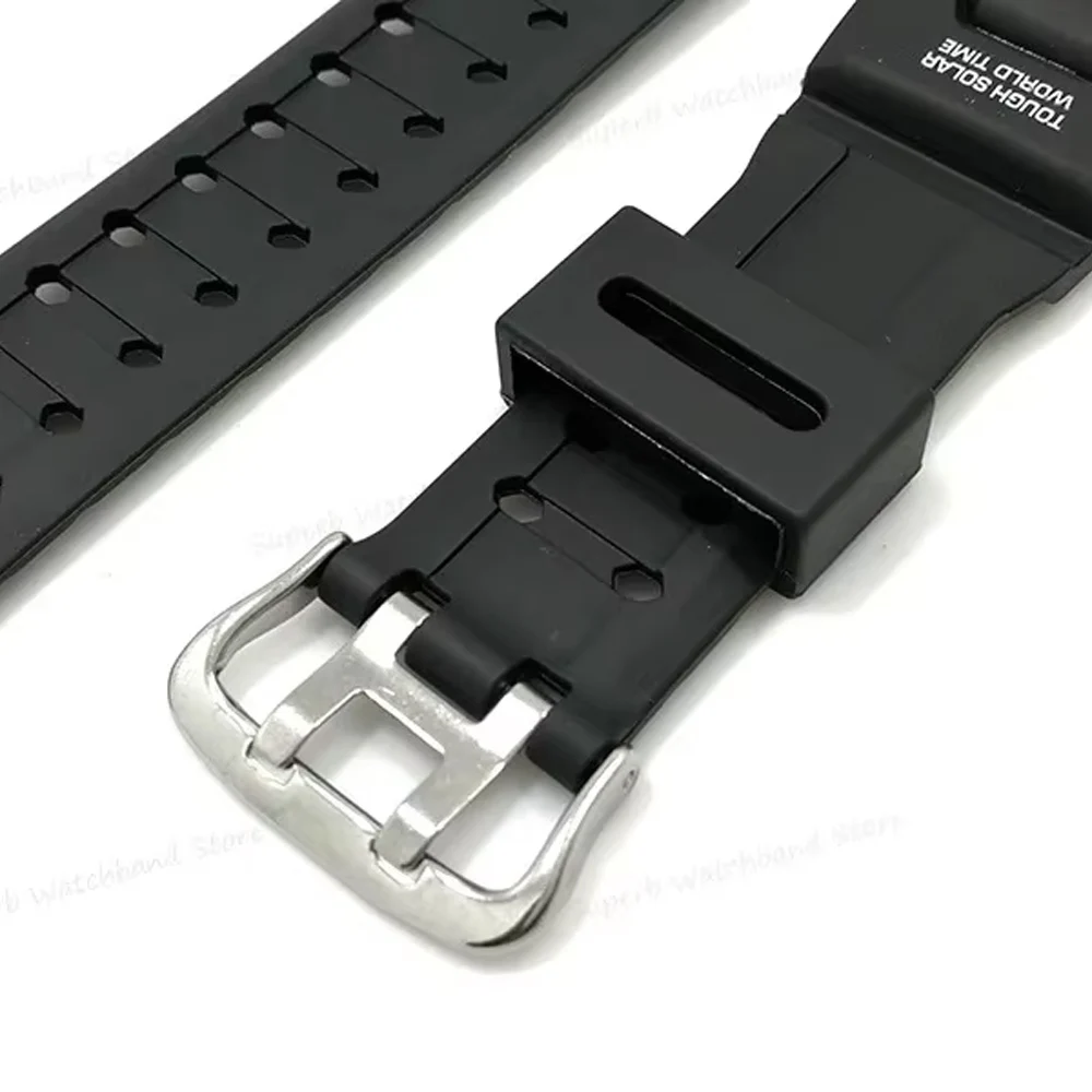 TPU Silicone Watch Band for GA-1000 GW4000 A1100 G1400 Wrist Band for Men Waterproof Sport Strap Replacemet Accessories