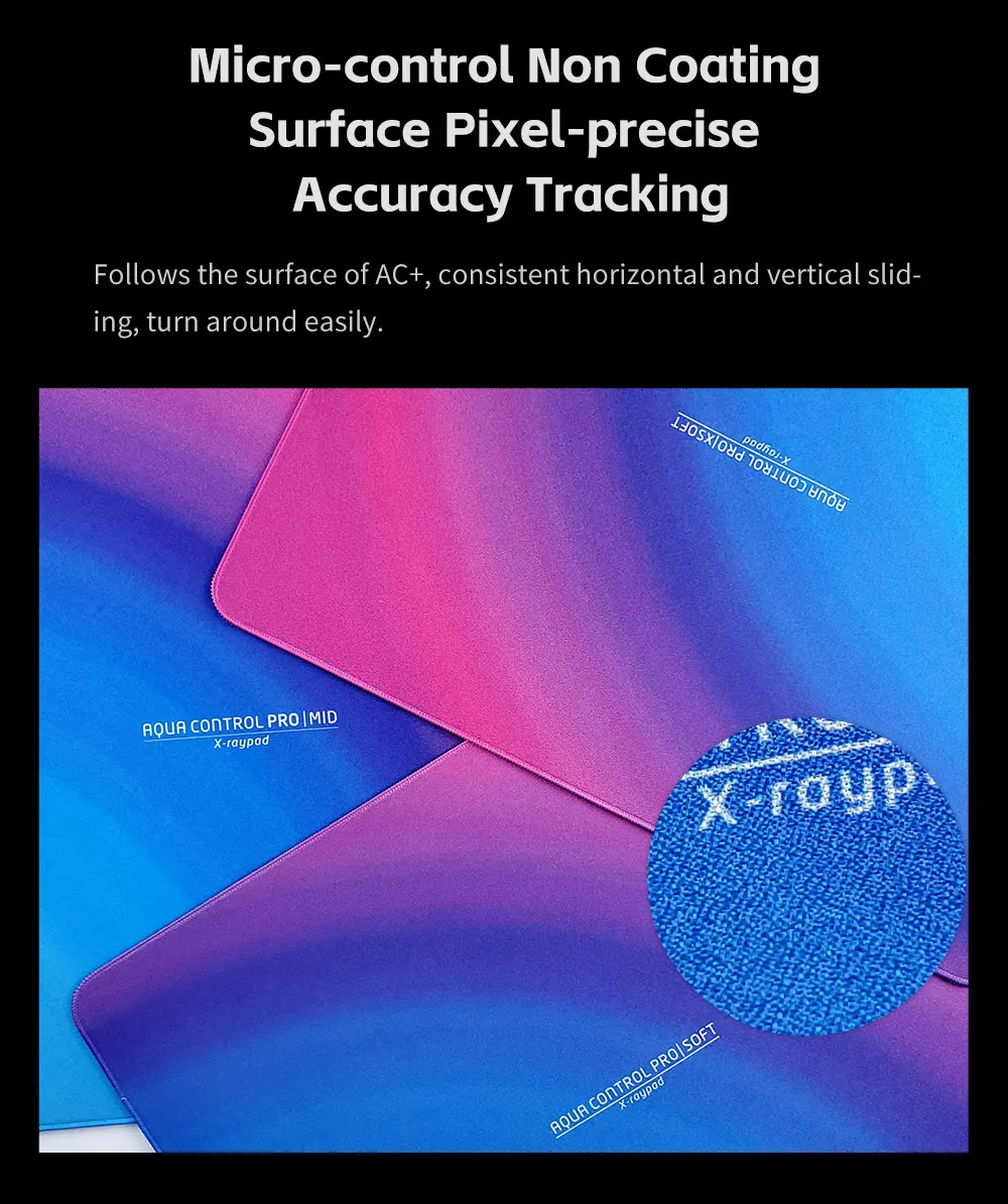 360x300x4mm X-Raypad Aqua Control Pro Gaming Mouse Pads X-Raypad