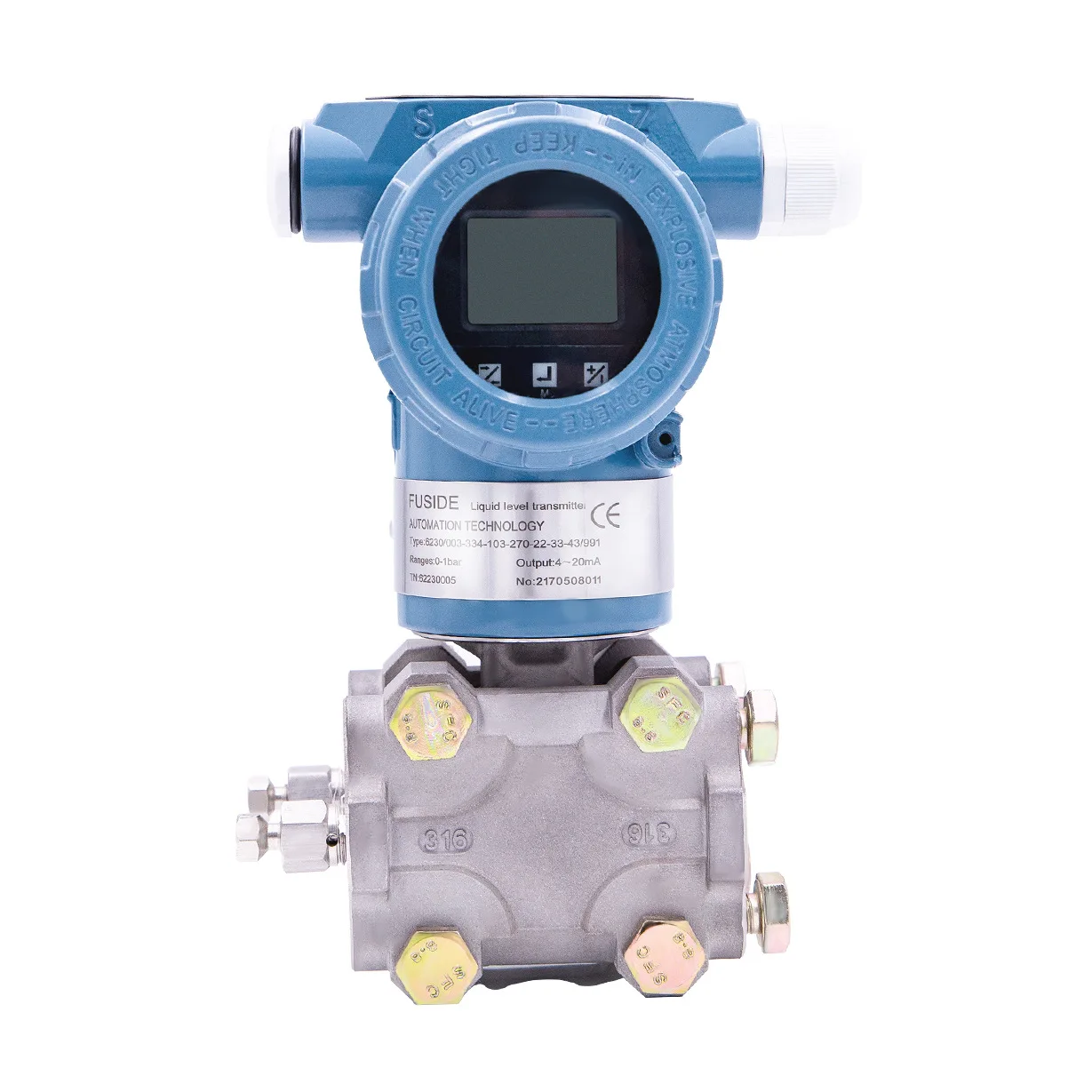 6230 Intelligent Differential Pressure Transmitter, Gas-liquid Oil Pressure 4-20MA