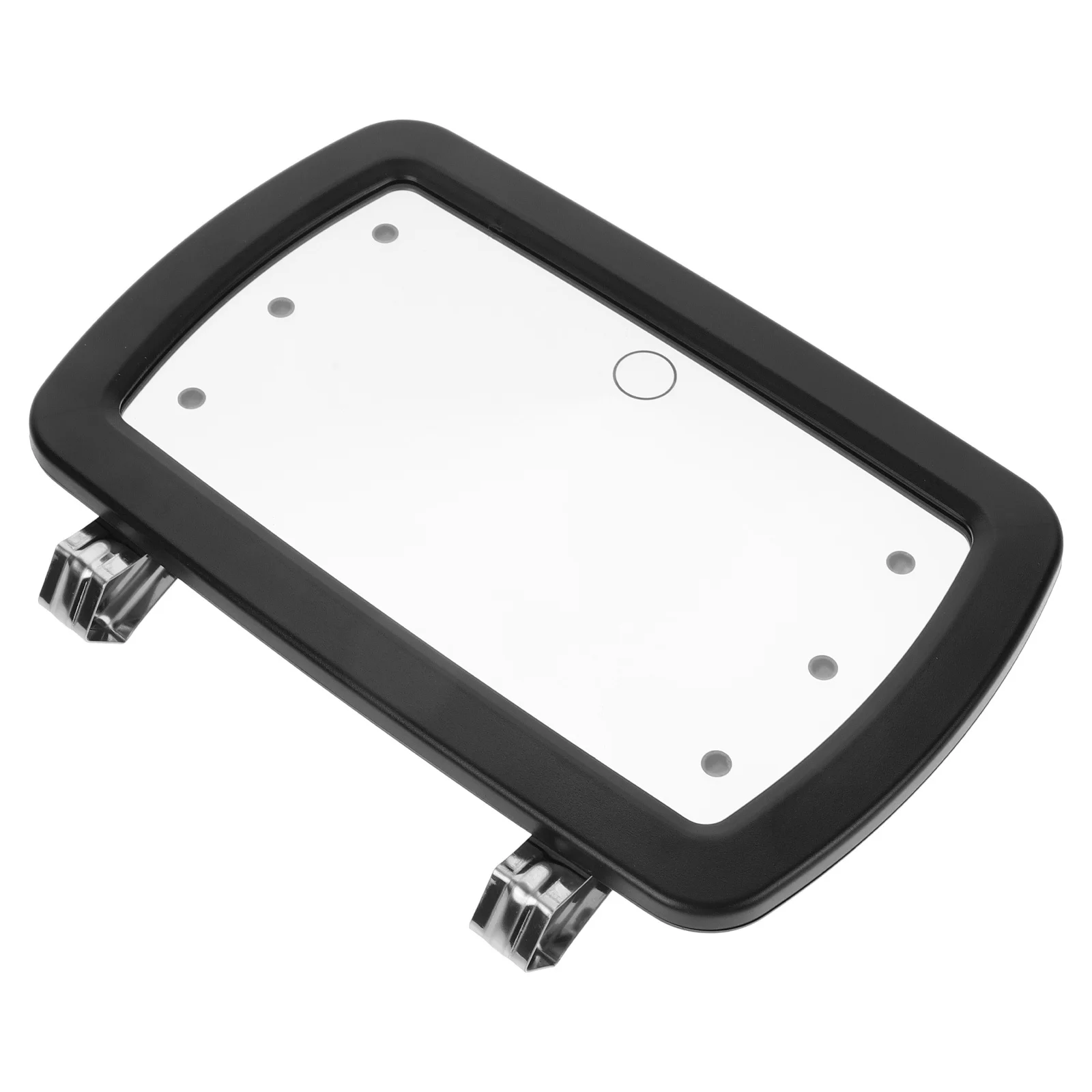 مشبك مرآة حاجب السيارة LED مع مفتاح لمس، مرآة عالية الوضوح لواقي الشمس، شاحنة السيارة المحمولة #4