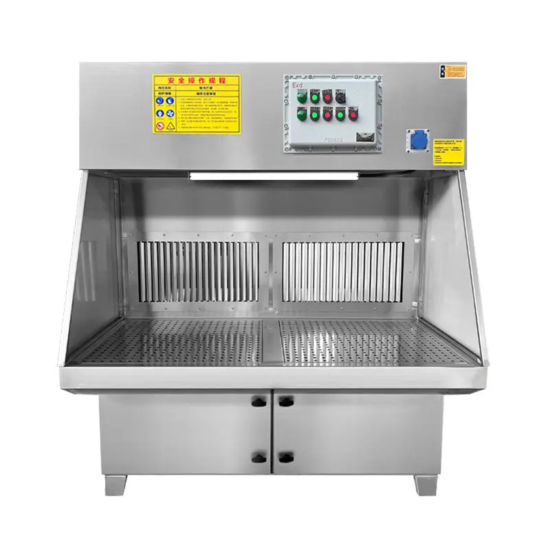 Grinding dust removal table Deburring aluminum powder Magnesium powder vacuum cleaning table Industrial wet water polishing Dust