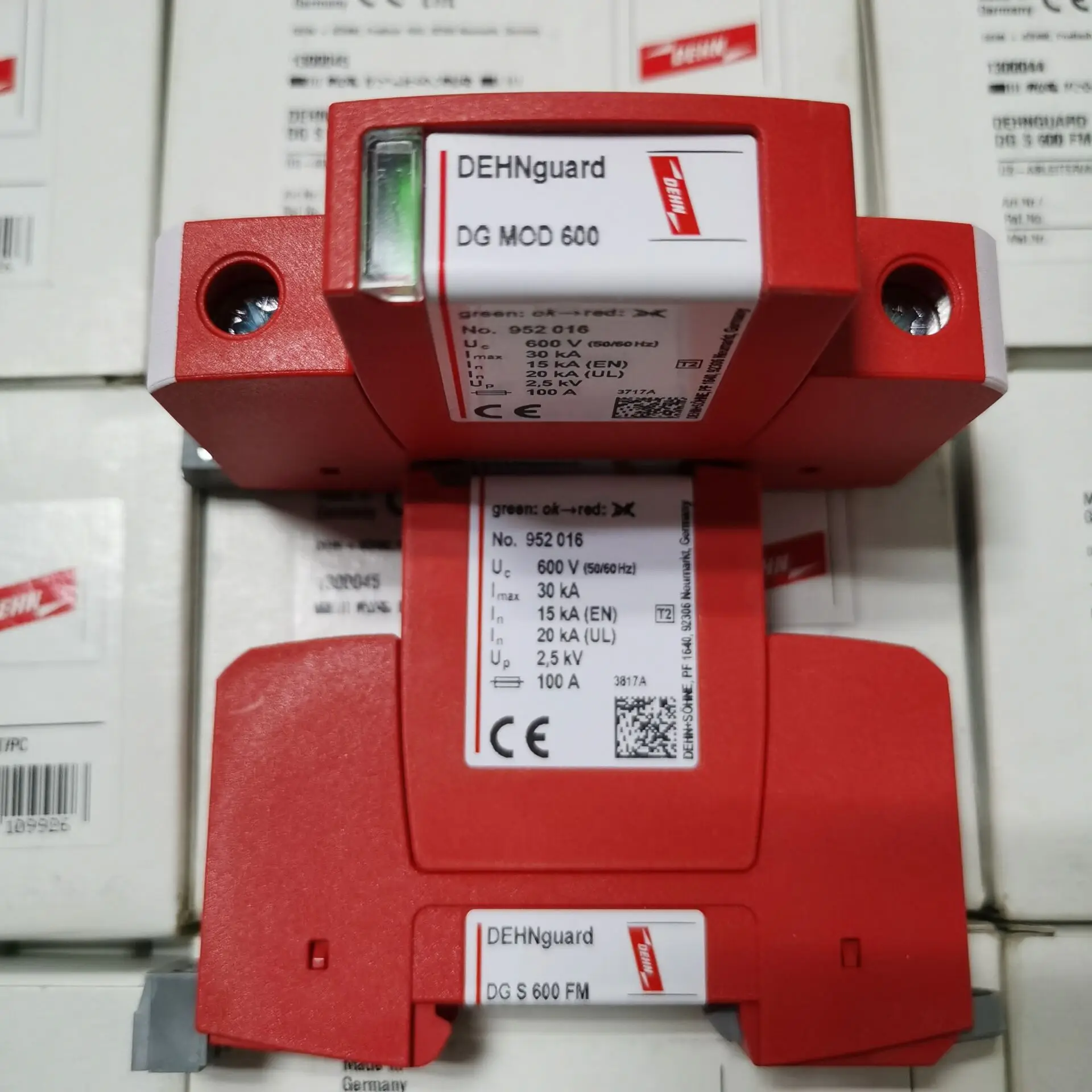 The Shopkeeper Recommends Germany DEHN Lightning Protection Module 953011 Power Supply 24V Surge Protection Plug DRMOD30