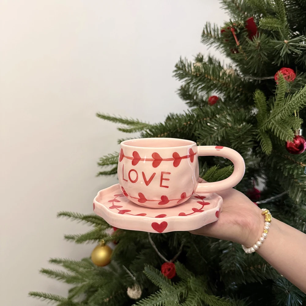 Valentine's Day Love Ceramic C - Coffee Tea Love ulasan dan harga