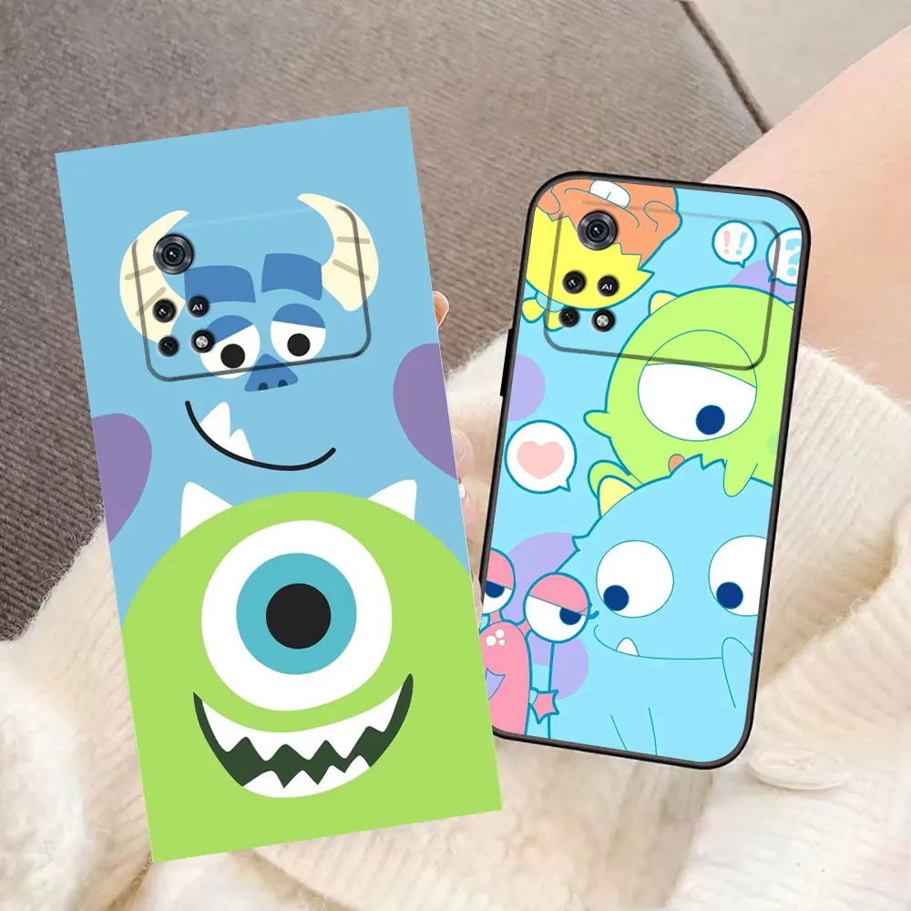 Anime M-Monsters INC Phone Case For Xiaomi 10T 11 11T 12T 13 13T 14 Poco X5 X4 X3 M6 M5 M4 M3 F6 F5 F4 F3 GT Pro NFC Case Funda