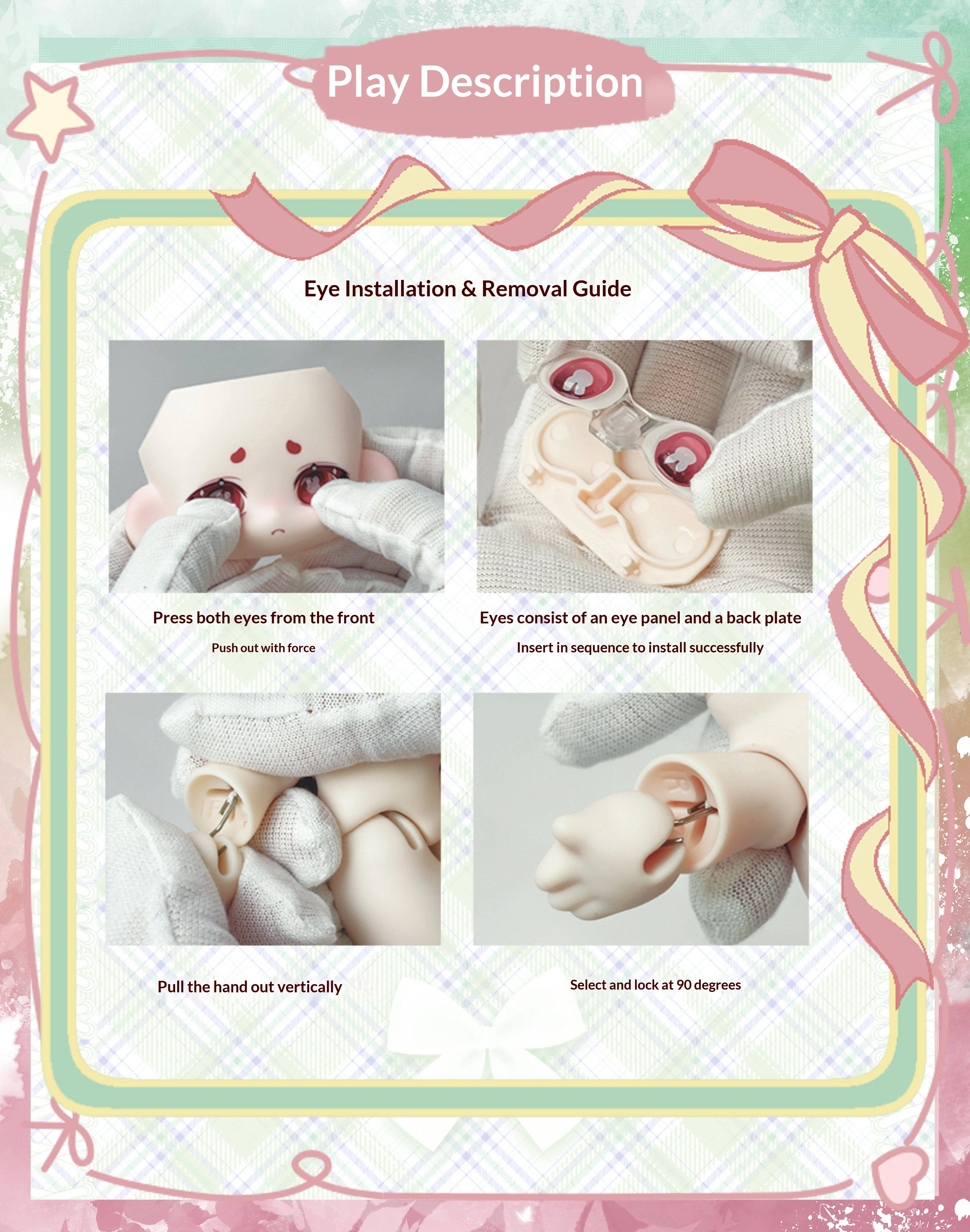 Original Ya XiuGo A Little Pastry Please Serie BJD Blind Box Mystery Box Caixa Caja Puppen Geschenk Desktop-Ornament Anime-Figur Spielzeug – Detail 17