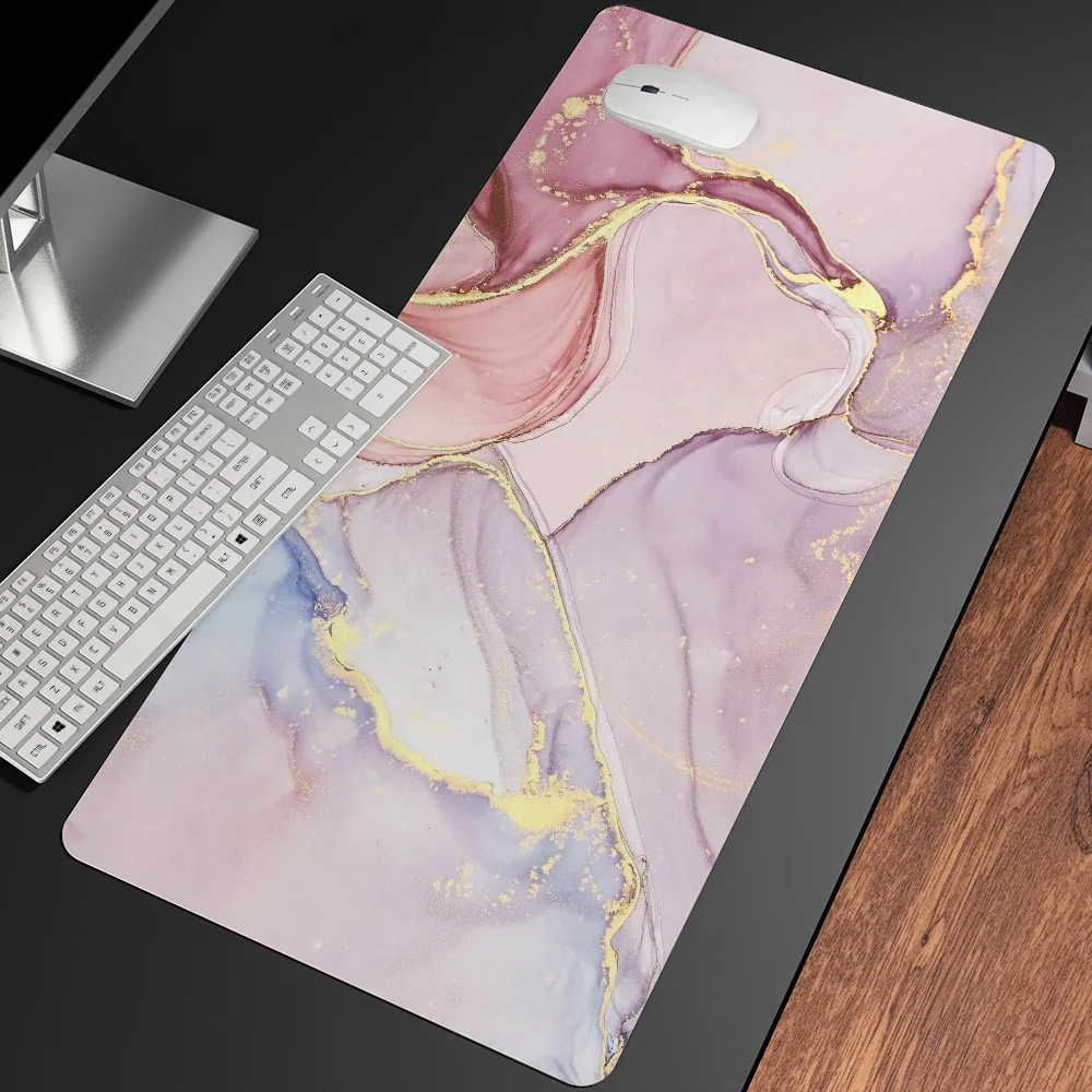 

Fashion Marble Mousepad Large Gaming Mouse Pad LockEdge Thickened Computer Keyboard Table Desk Mat