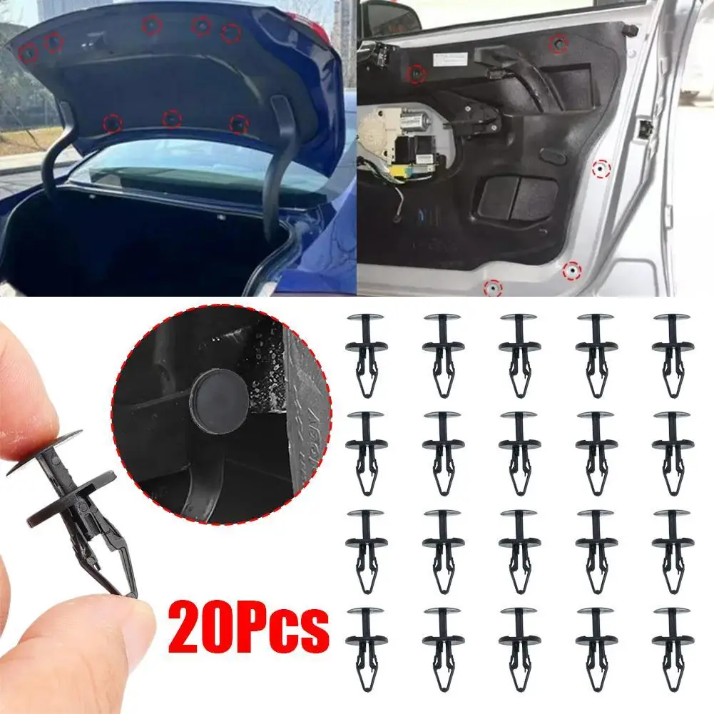 

Automotive Fastener Rivet Clips Body Bumper Door Clip Mounting Plastic for Ford Bumper Clips Auto Repair Fastener Parts