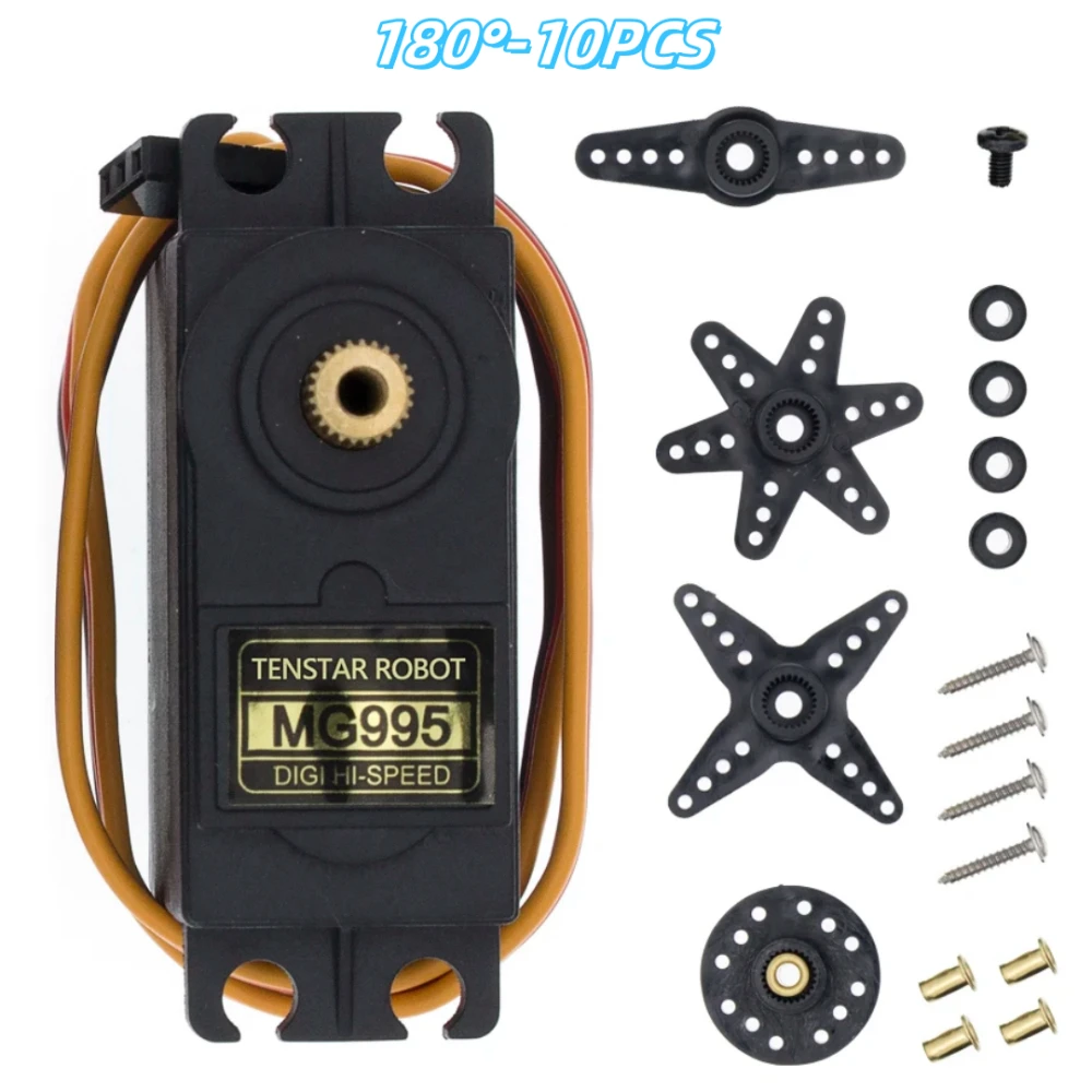 MG995 MG996 180 ° /360 °   Servo Metal Gear voor modelhelikopterboot voor doe-het-zelf mechanische arm MG996R MG995