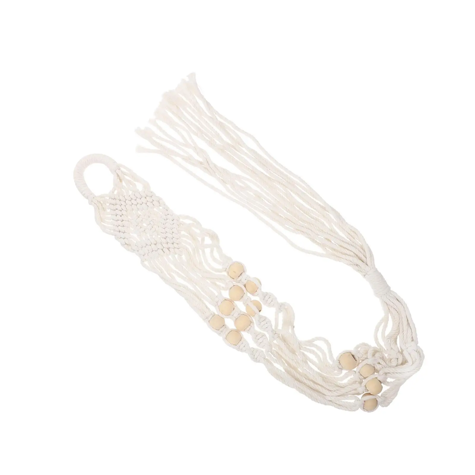 

Flowerpot Net Bag Cotton Rope Hanging Basket Storage Ukulele Arrangement Pot Hanger Gardening Vegetable Plant Woven Home