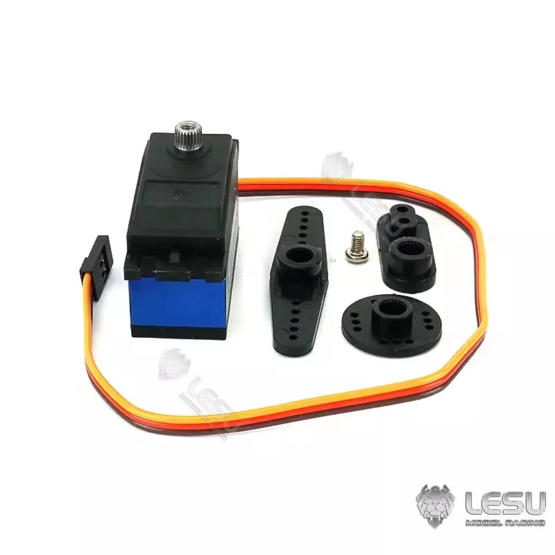 LESU-Servo à engrenages en métal pour camion tracteur RC, pièces de voiture EbModel, tombereau hydraulique Tamiyaya, 1/14x20x40.5mm, 14 1948, 28.3, Th12163