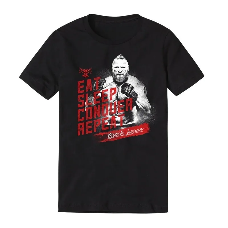 Brock Lesnar Merch Tee T-shirt Merch Men Short Sleeve Tee Unisex Tops Clothes Causal Female Y2K Tops