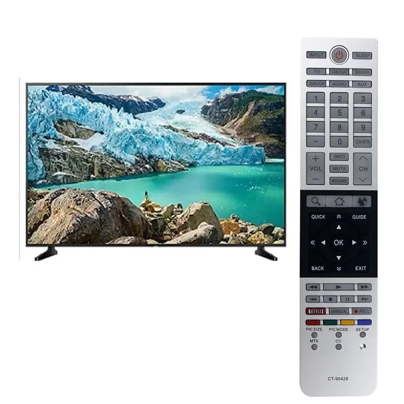 CCDDBG CT-90428 Replace Remote Control for Toshiba TV 39L4300UM 39L4300U 58L4300U 32L4300U 65L7300U 50L4300U 50L7300U 58L7300U