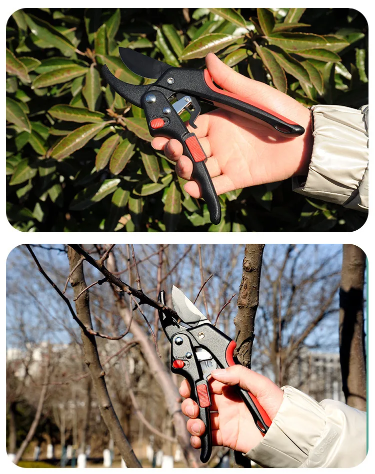 Gartenschere Verstellbare Kraftsparende Astschere für Obstbäume und Dicke Äste – Detail 9