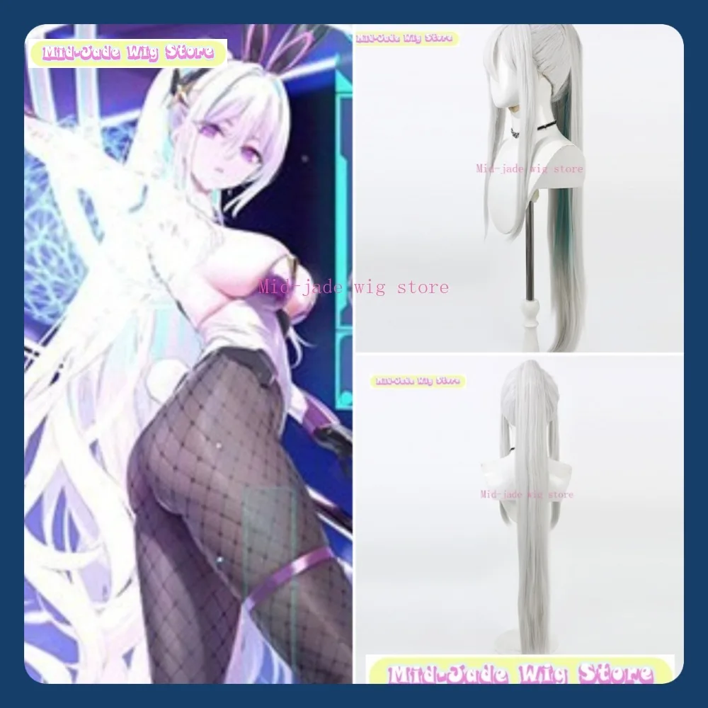 

Mid-jade Wig Store Azur Lane Kearsarge Cosplay Wig Anime Game Role Playing Synthetic Hair Halloween Party