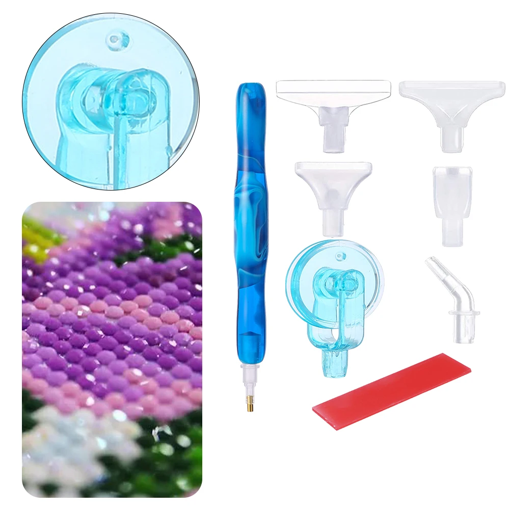 Diamond Painting Art Sticky Drill Dot Pen with Clay Roller Diamond Painting Stylus Diamond Painting Pen Kit DIY Art Crafts