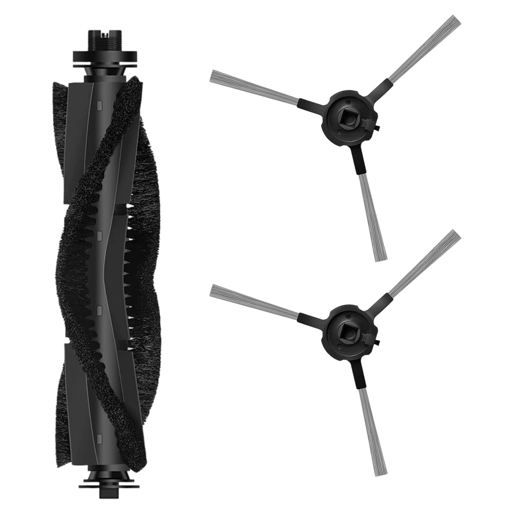 Brush Kit for Airzeen Q10 for Pro Robot Vacuum Cleaner Comprising Roller Brush and Two Side Brushes for Full Coverage
