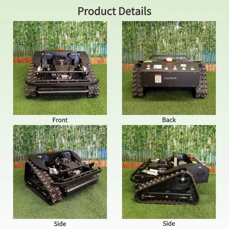 Vigorun VTLM600 Wirelessly Controlled Brushless Slope Mower 45 Degree Dual Servo 600mm Cut for Orchard Hillside