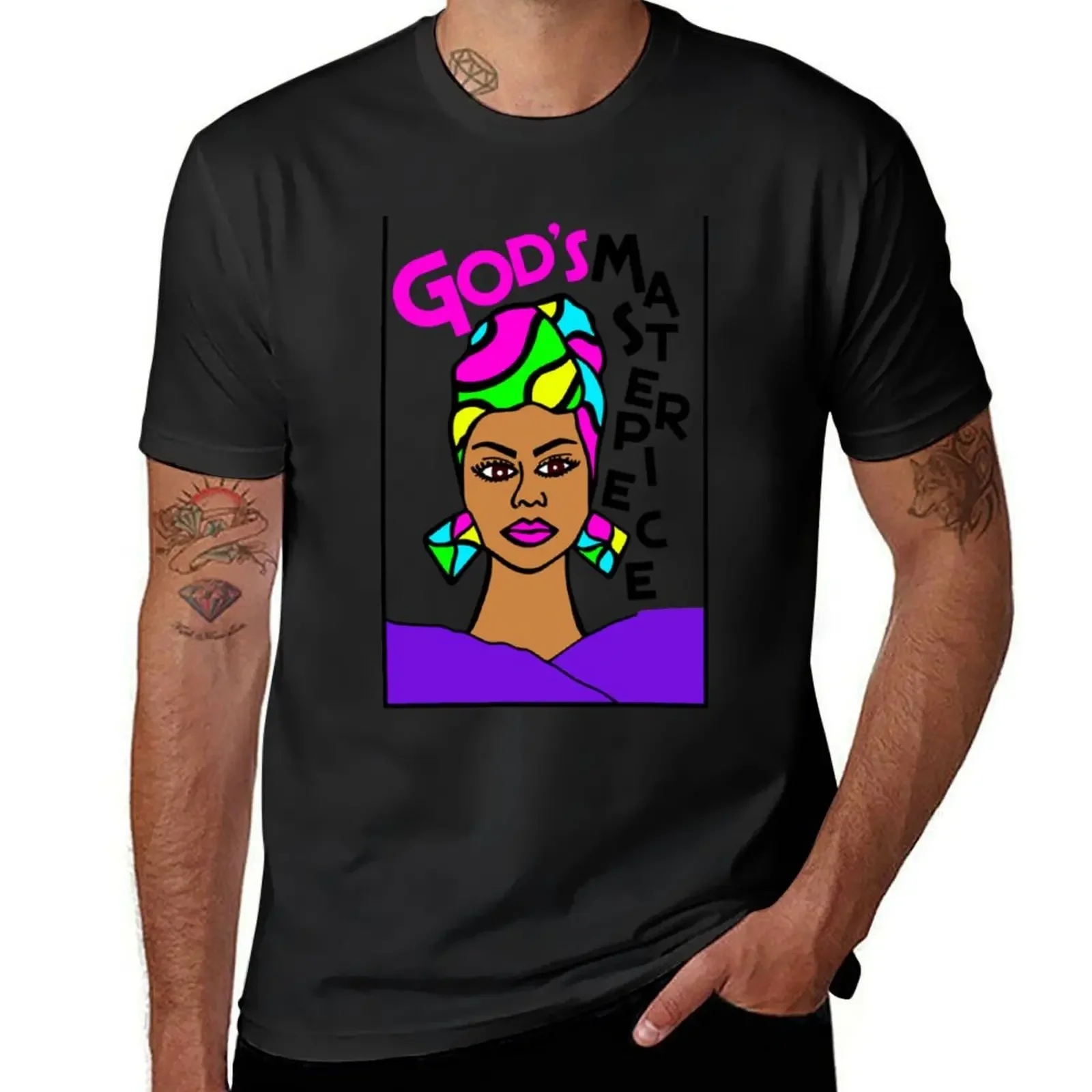 God's Masterpiece T-Shirt blanks kawaii clothes shirts graphic tee graphics mens t shirts top quality