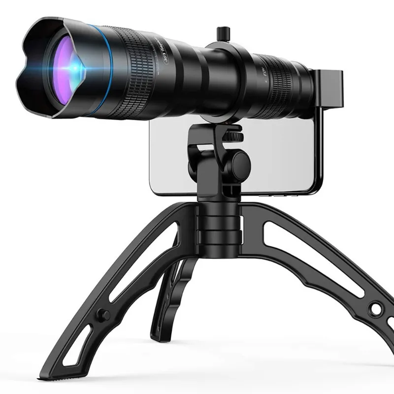 

External dual-tone telescope universal telephoto mobile phone lens