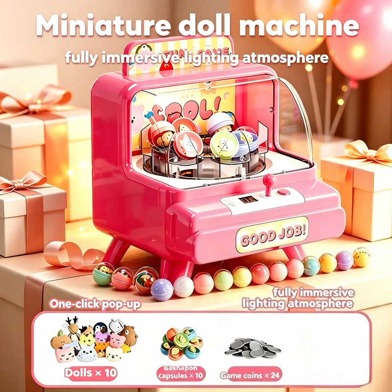 Desktop Bead Picking Doll Machine Toy Large Size Interactive Game Toy Ideal Birthday and Special Occasion Gift