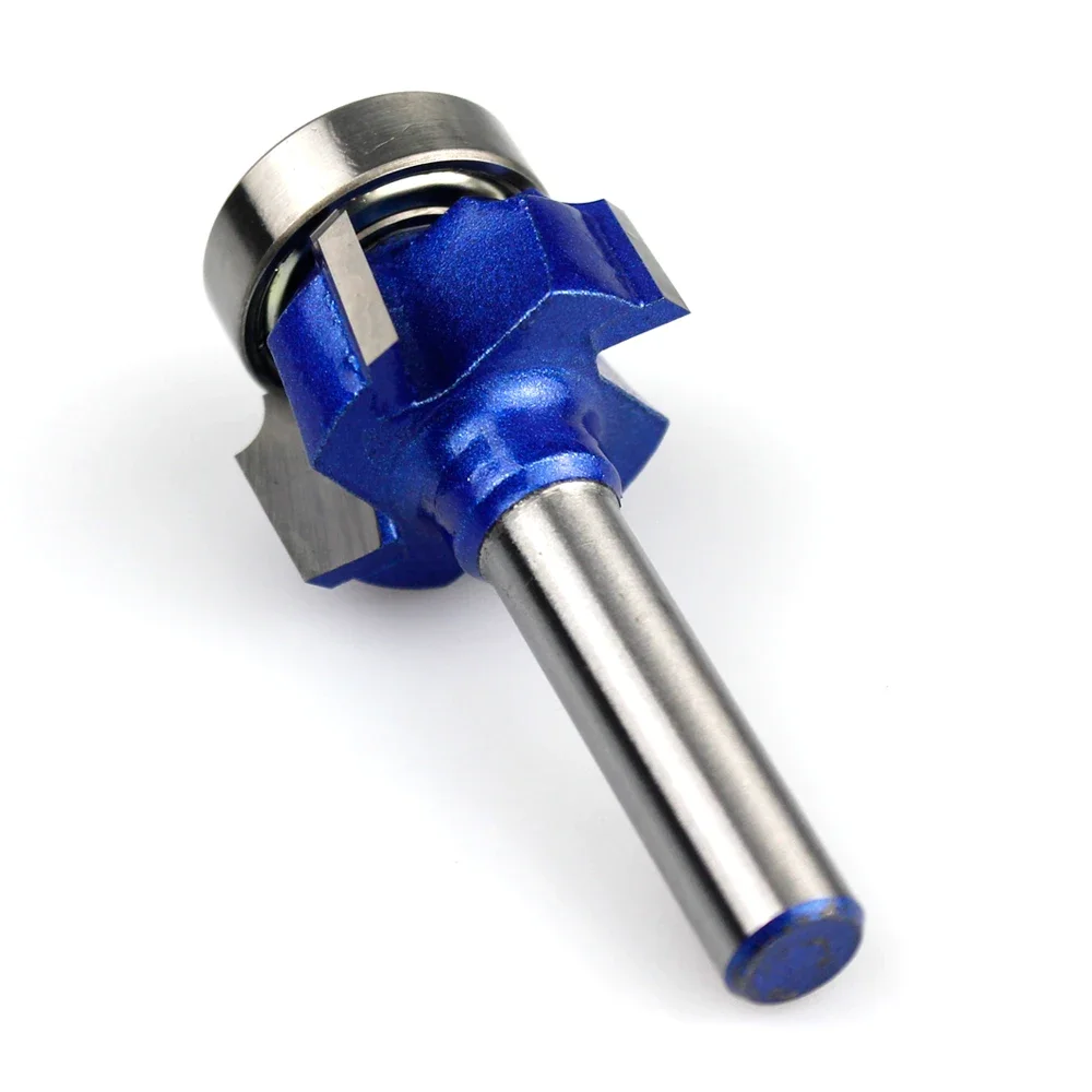 1 buah 6mm 1/4 8 batang Z4 sudut bulat Router Bit R1 R2 R3 memangkas tepi Woodworking Mill pemotong klasik Bit untuk kayu