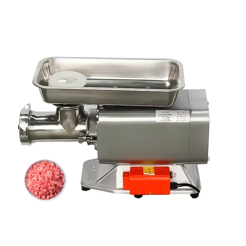 CE Certified Stainless Steel Commercial Electric Meat Grinder 1500W Heavy Duty Industrial Grade Food Processor for Home and