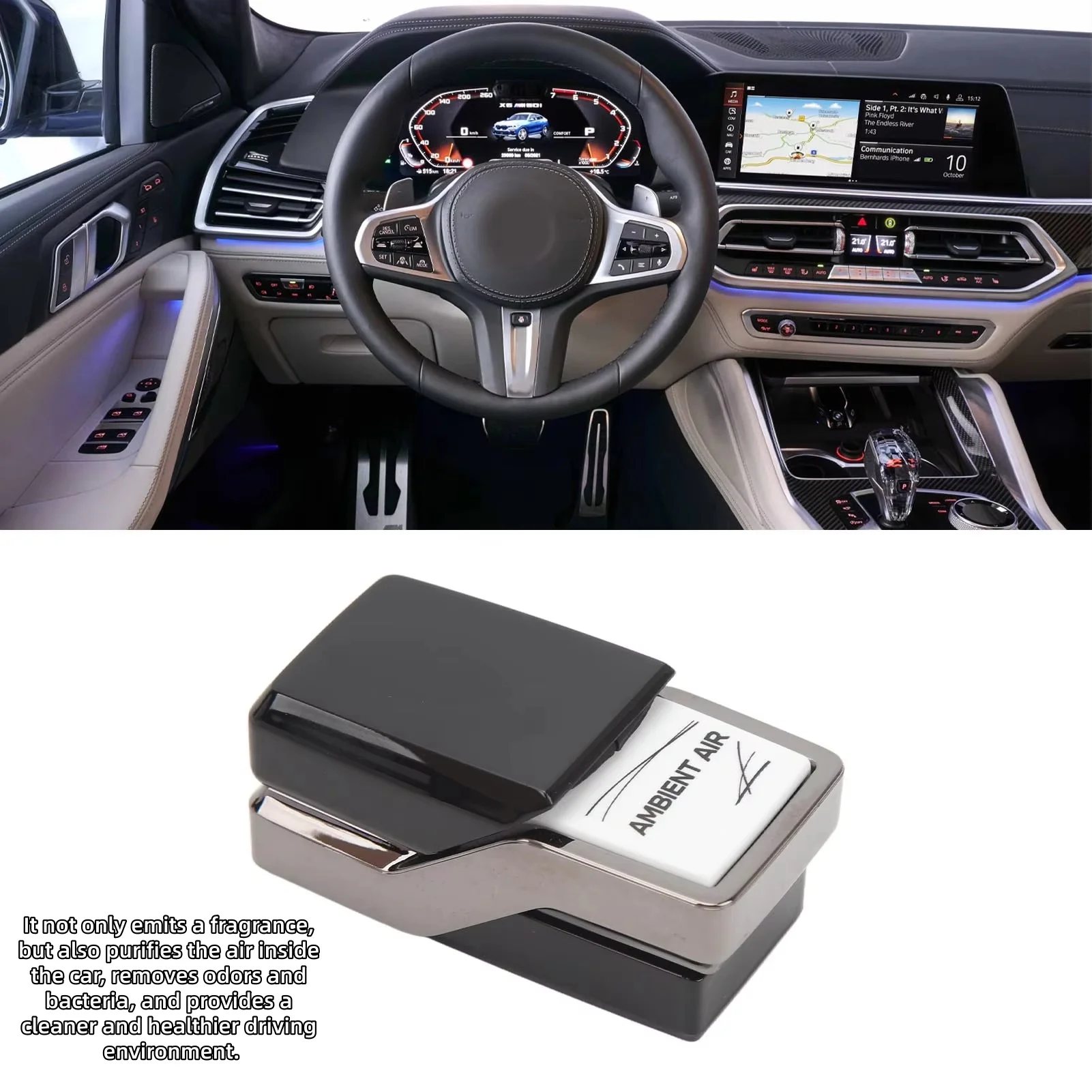 

Car Air Fresheners Car Air Freshener Refill Long Lasting Purification Car Perfume Diffuser For 5 Series G30 G31 2016 to 2023