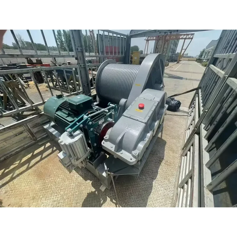 Customized Large Capacity 5-25 Ton Mining Electric Winch with Steel Wire Rope and Remote Control