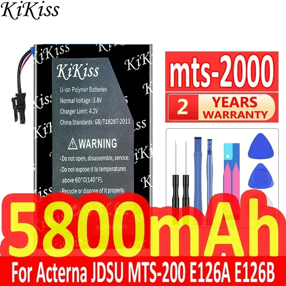 KiKiss Battery 5800mAh mts2000 (636395) For Acterna JDSU MTS-2000 VIAVI Smart OTDR E126A E126B