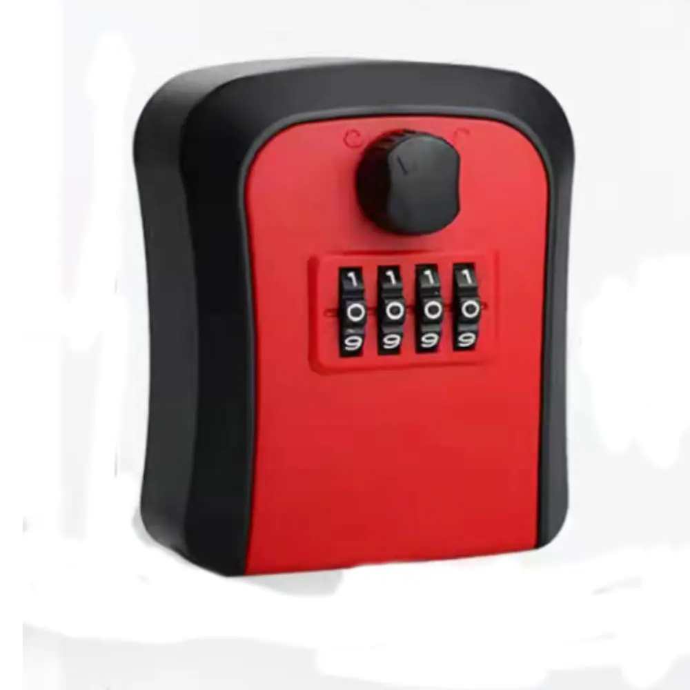 New Smart Code Password Key Lock Box Storage Key Wall Mounted Key Safe Box Waterproof Outdoor Keybox 4 Digits Passwords