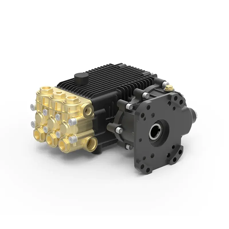 High Pressure Washer Pump DBF Brass Triplex Plunger Pump 150-480Bar 16-64LPM Ceramic Piston Pump for Industrial Cleaning Machine