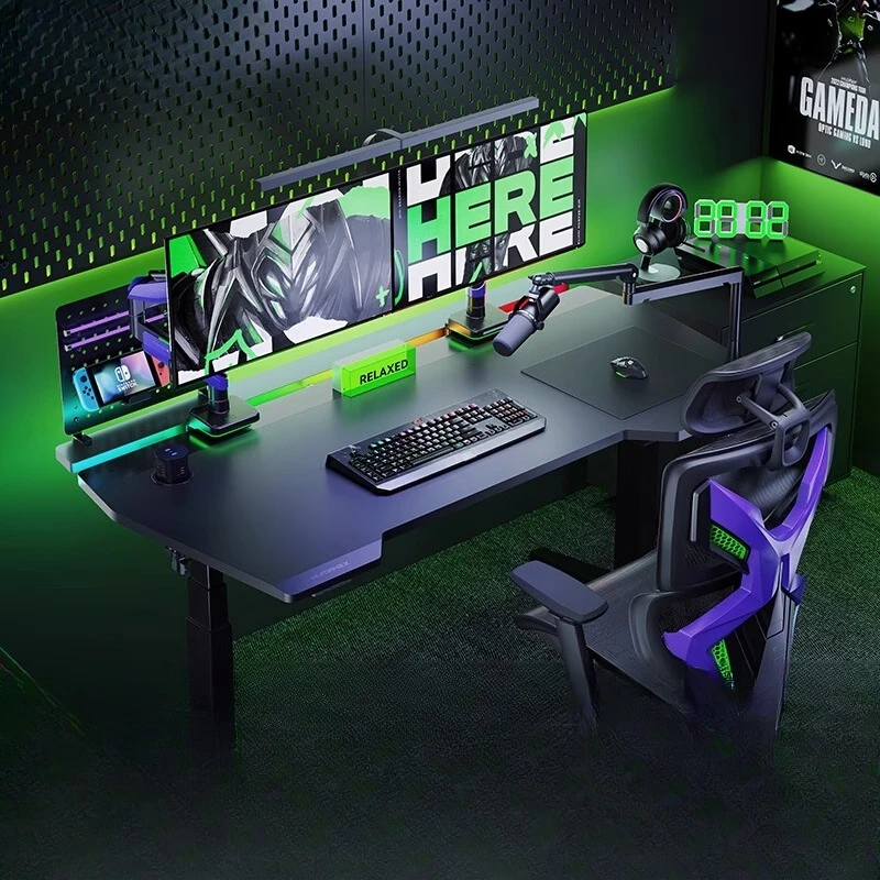 

Modern Gaming Computer Desks Standing Organizer Executive Luxury Computer Desks Storage Minimalist Metal Escritorio Furniture