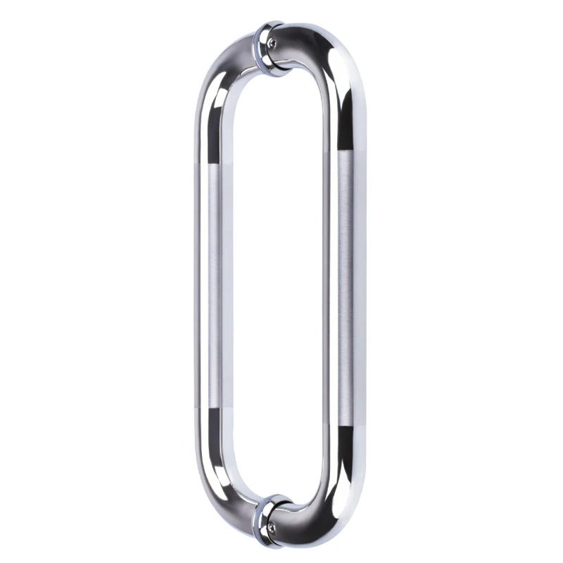 

Стеклянная дверная ручка для ванной комнаты, душевой, туалета, раздвижная дверь, большая ручка, подлокотник Slidin, нержавеющая сталь 304.