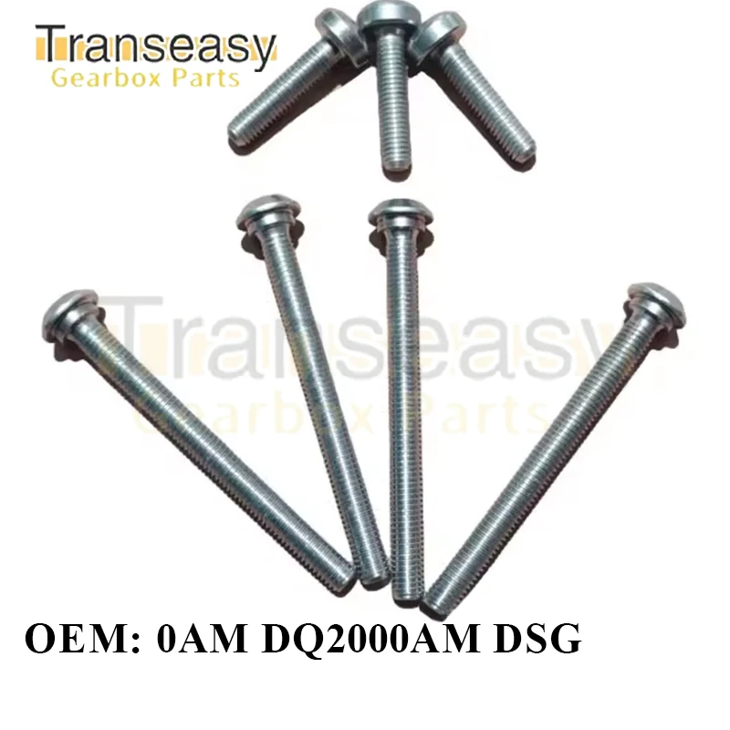 

7PCS DQ200 0AM suit for VW Audi Sagitar Magotan Golf Scirocco Touran Bora Lavida Transmission Valve Body Bolt Kit Screw 0CW DSG