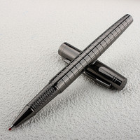 1pcs MONTE MOUNT Ballpoint Pen Retro Metal Grid Ink Elegant Gift for Writing Stationery Office School Supplies Roller Ball Pen