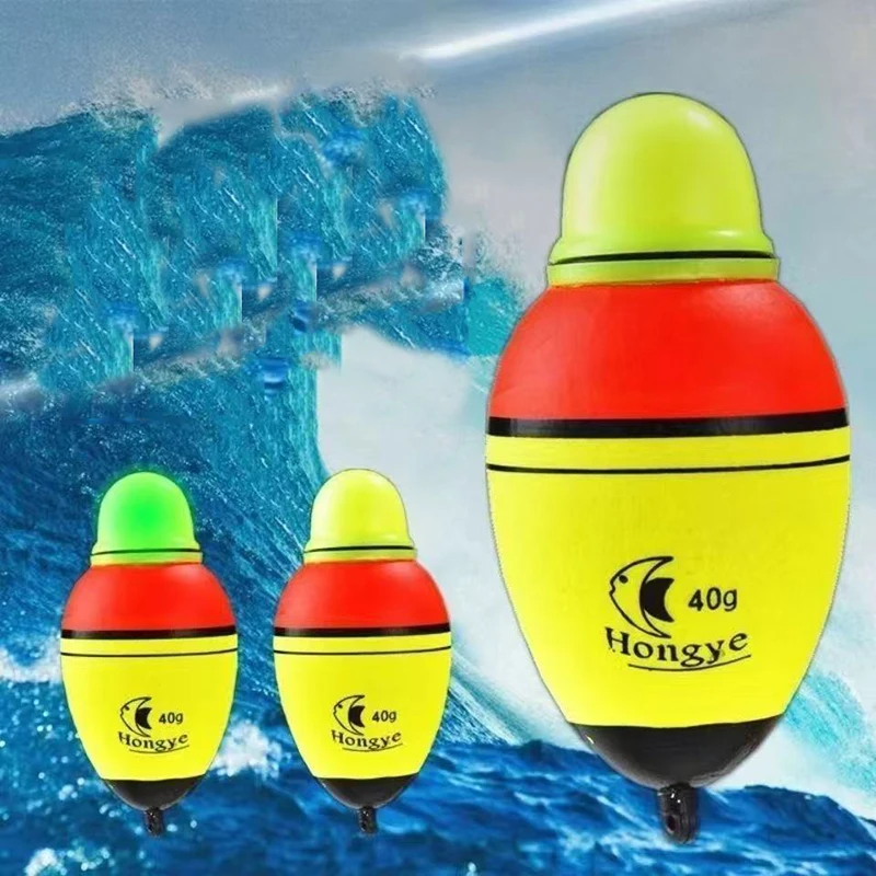 EVA Leucht Angeln Nacht Float Х Stick Schaum Kunststoff Bobber Meer Felsen Angeln Markante Schwimmt 30/40/60g Angeln Werk