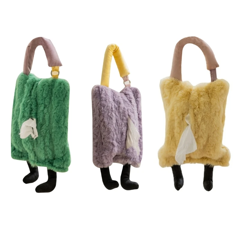 

Charm Soft Cartoon Tissue Organizers Portable Storage Case Home Accessory for Everyday Use Office Supplies Decoration