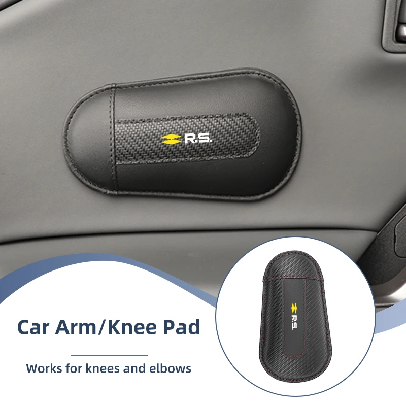 1Pc Car Car Knee Cushion Door Soft Armrest Elbow Pads Accessories For Renault Koleos Megane Espace Kadjar Duster Symbol