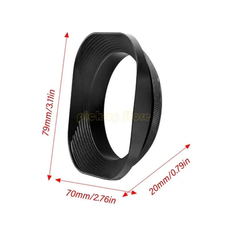 Q5WAエッセンシャル62mm平方レンズフードシェードカバープロのアマチュアシューター