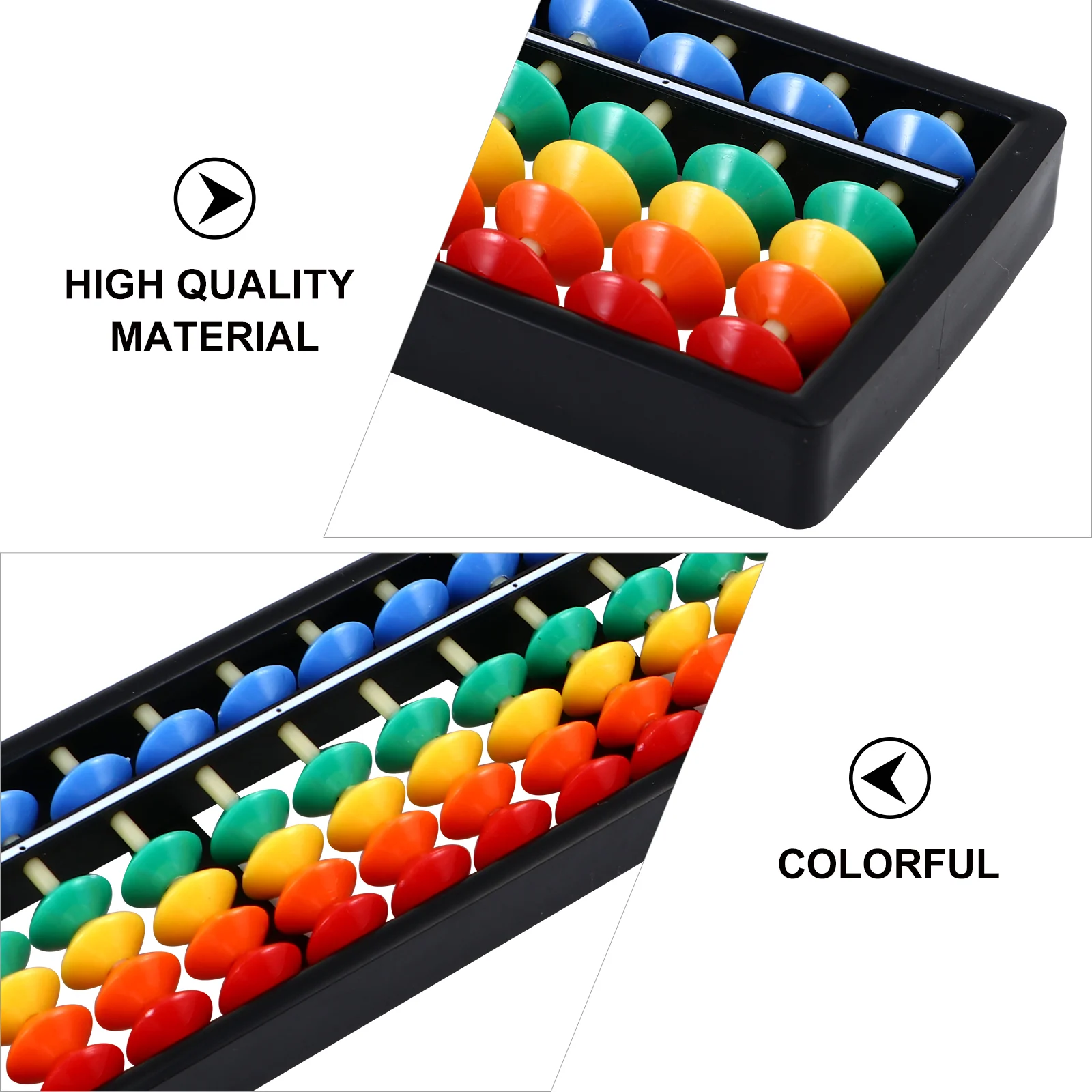 Colorful Abacus for Math Calculating Toys Brain Developing Educational Learning Number Beads