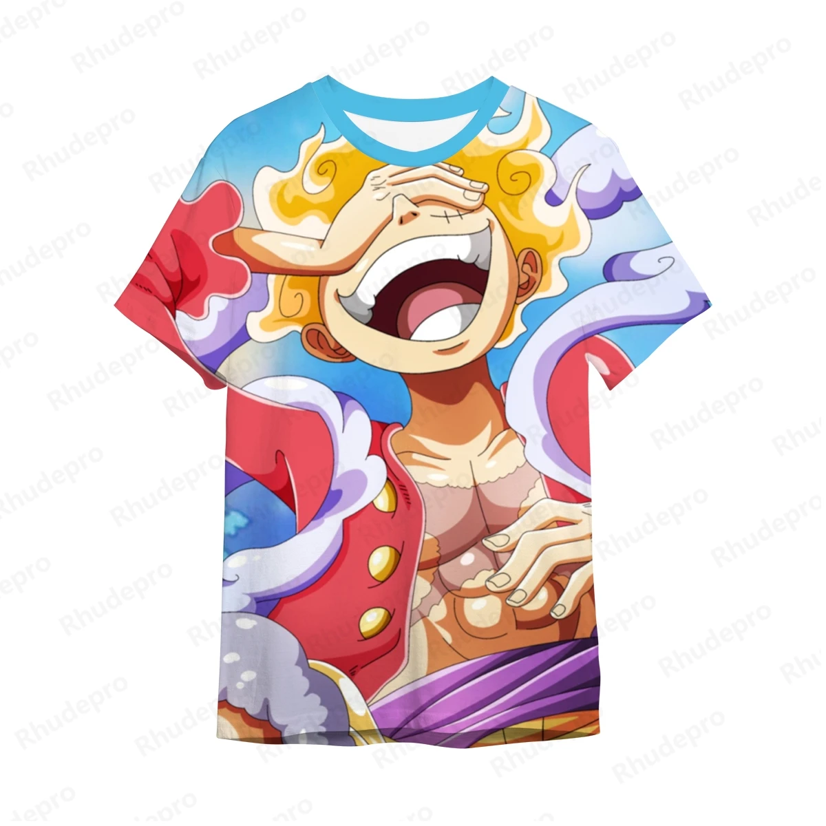 Monkey D Luffy Men\'s Children Shirt Tops One Piece T-shirt Streetwear Harajuku Style Gift Short Sleeve Anime Y2k Clothes Fashion