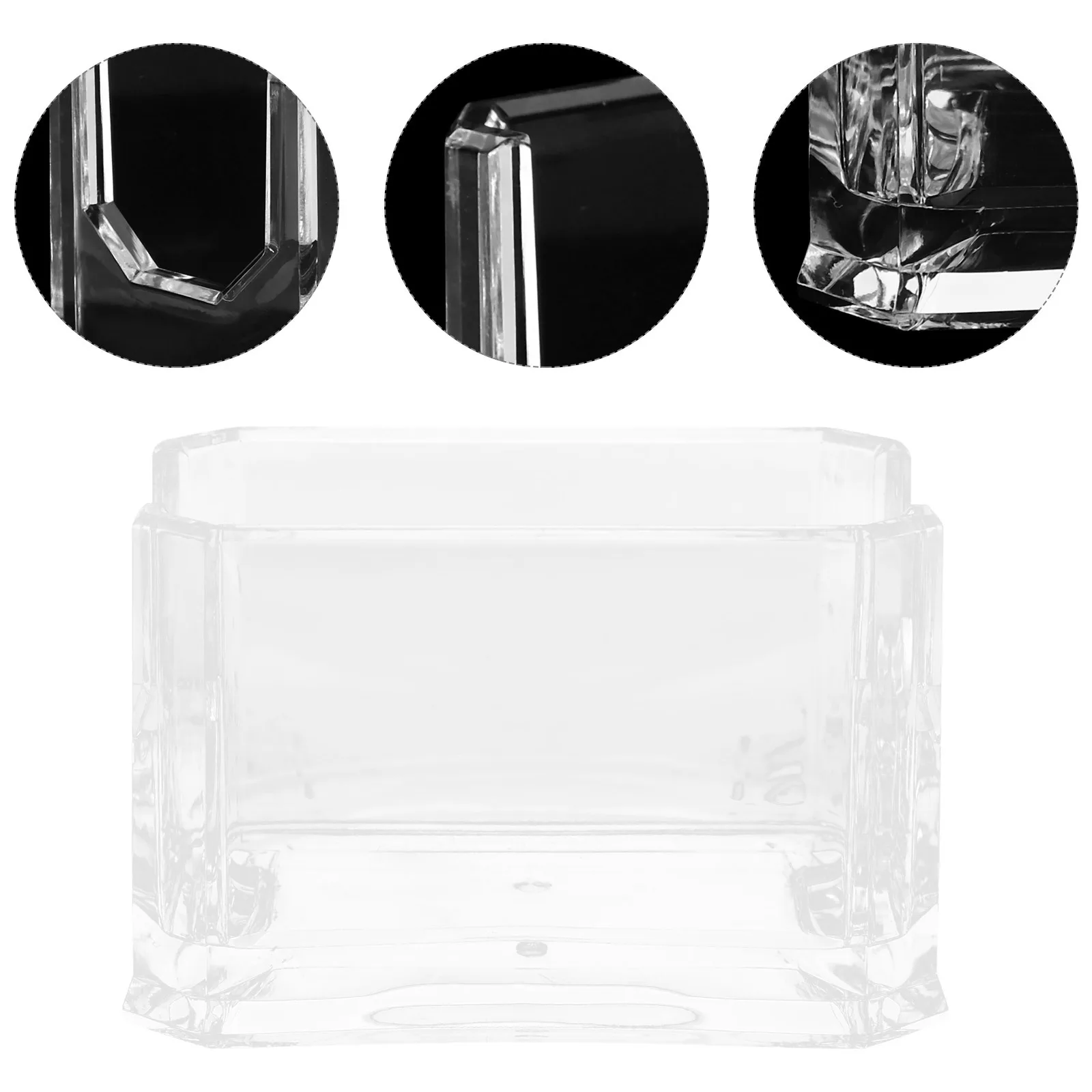 

Transparent Acrylic Tea Bag Storage Box Portable Clear Coffee Bag Organizer Candy Holder Desktop Container Clear Tea Holder