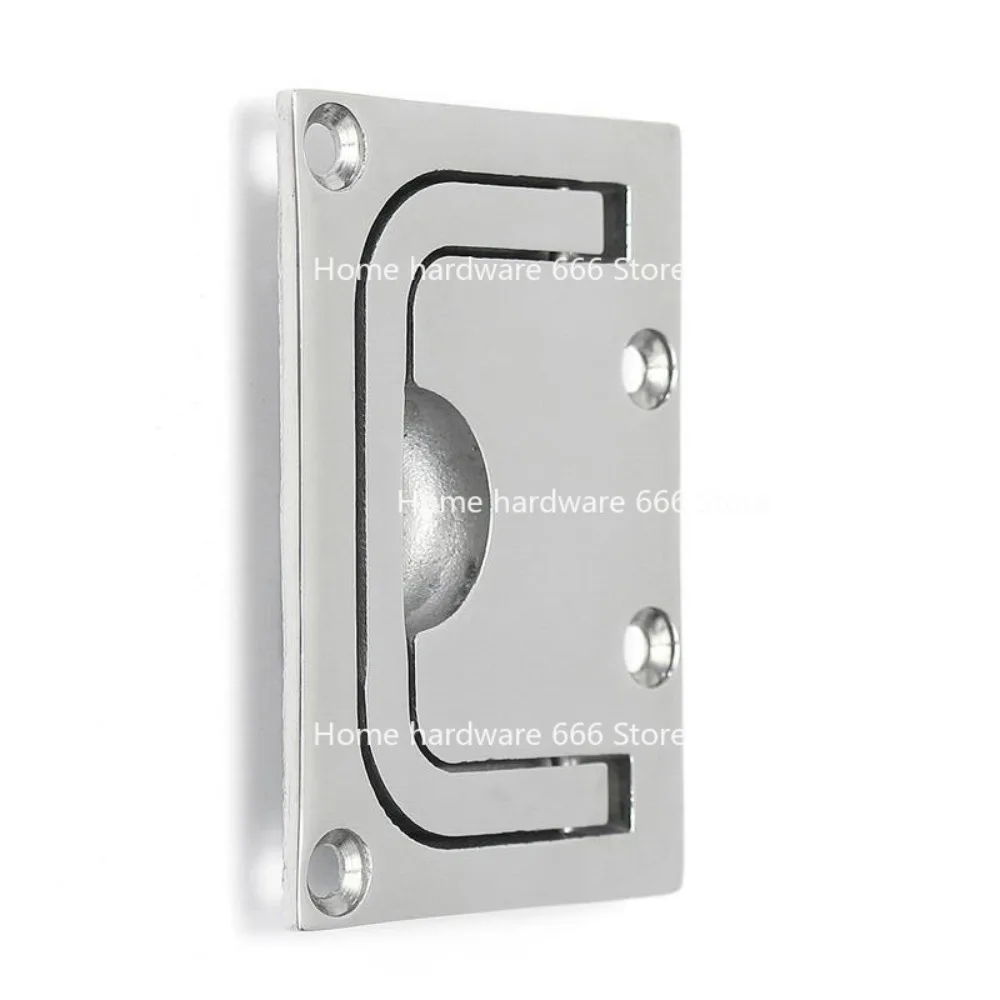 

316 Stainless Steel Square Pull Ring, Handle, Floor Lock, Floor Buckle, Marine RV Hardware, Yacht Accessories