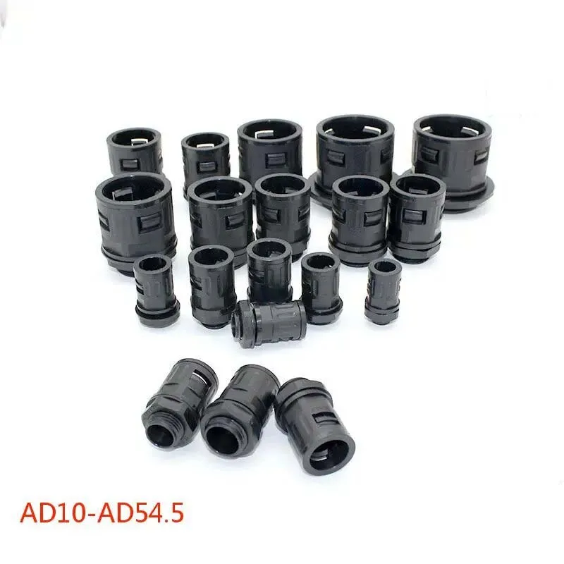 Plastic Waterproof Liquid Tight Flexible Corrugated Conduit Quick Coupling Hose Pipe Glands Nylon Flexible Conduit In-line Hose